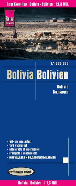 Reise Know-How Verlag Peter Rump Reise Know-How Landkarte Bolivien / Bolivia (1:1.300.000)