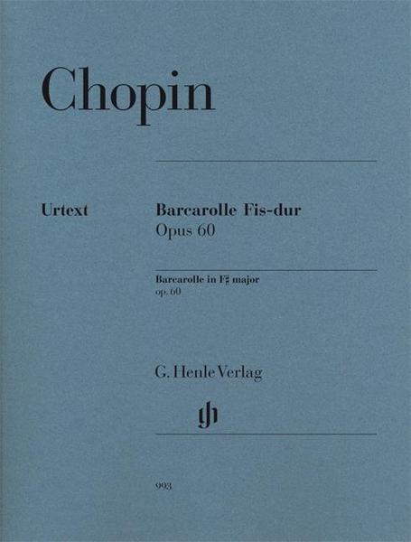 Frédéric Chopin Barcarolle Fis-dur Opus 60