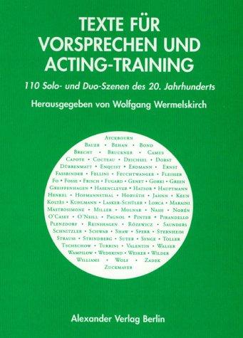 Wolfgang Wermelskirch Texte für Vorsprechen und Acting-Training