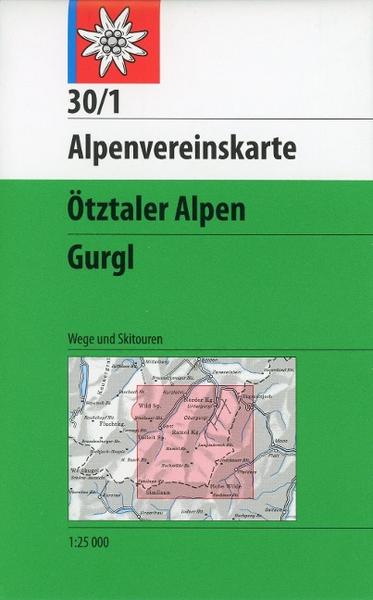 Van Ditmar Boekenimport B.V. Dav Alpenvereinskarte 30/1 : 25 000
