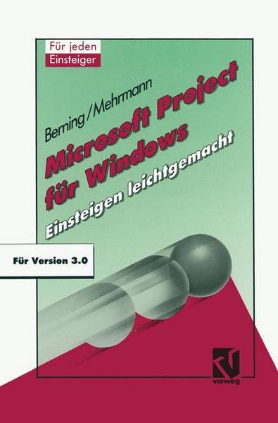 Udo Berning Microsoft Project für Windows