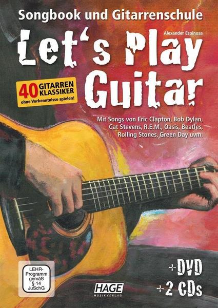 Alexander Espinosa Let's Play Guitar - Band 1 mit 2 CDs und QR-Codes