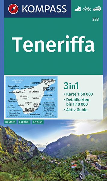 Kompass-Karten KOMPASS Wanderkarte Teneriffa