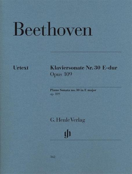Ludwig van Beethoven Klaviersonate Nr. 30 E-dur op. 109