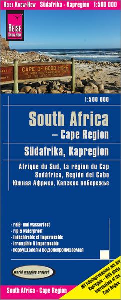 Reise Know-How Verlag Peter Rump Reise Know-How Landkarte Südafrika Kapregion / South Africa, Cape Region (1:500.000)