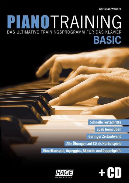 Christian Wondra Piano Training Basic mit CD