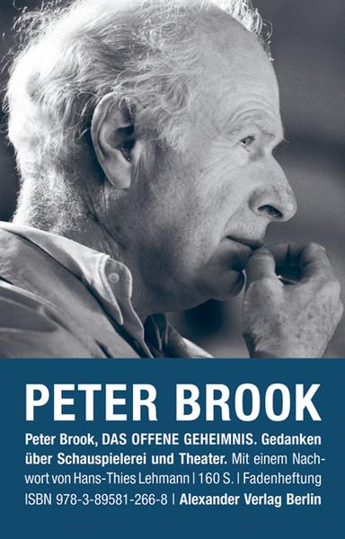 Peter Brook Das offene Geheimnis