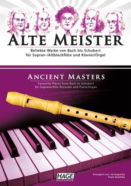 Franz Kanefzky Alte Meister für Sopran-/Altblockflöte und Klavier/Orgel