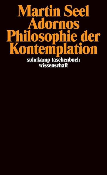 Martin Seel Adornos Philosophie der Kontemplation