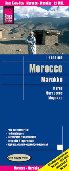 Reise Know-How Verlag Peter Rump Reise Know-How Landkarte Marokko (1:1.000.000)