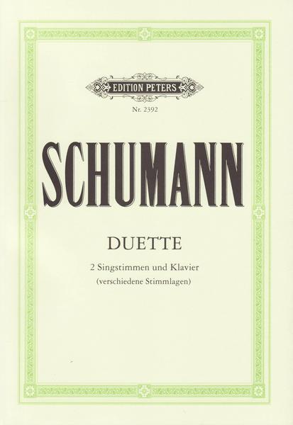 Robert Schumann 34 Duette