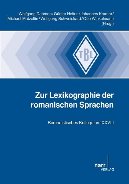 Narr Francke Attempto Zur Lexikographie der romanischen Sprachen