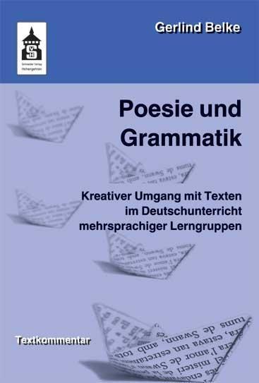 Gerlind Belke Poesie und Grammatik
