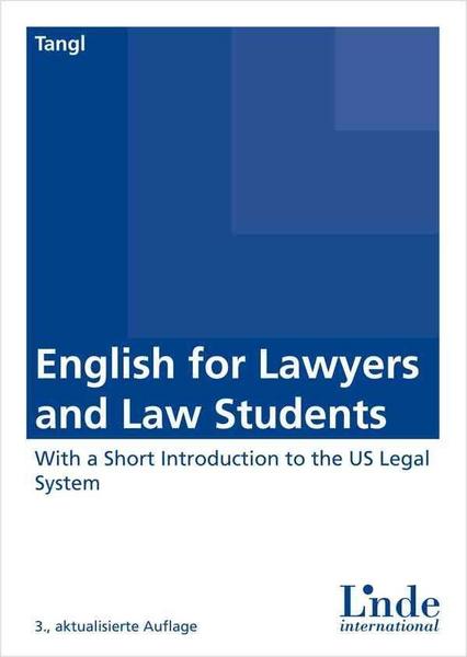 Astrid Tangl English for Lawyers and Law Students