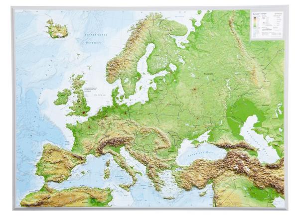 Andre Markgraf, Mario Engelhardt Reliefkarte Europa Gross 1 : 8 000 000