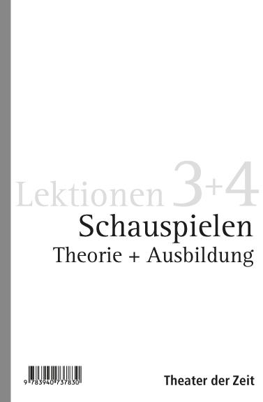 Theater der Zeit Schauspielen (Paket)