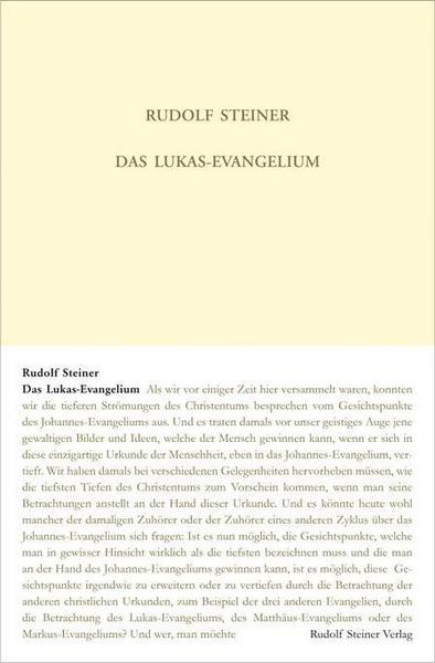 Rudolf Steiner Das Lukas-Evangelium