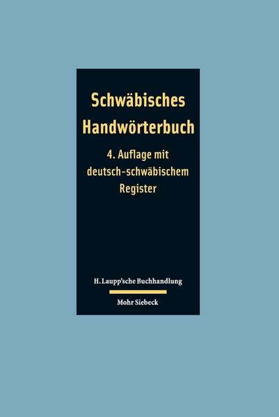Mohr Siebeck Schwäbisches Handwörterbuch
