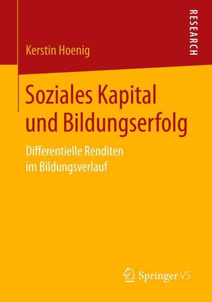 Kerstin Hoenig Soziales Kapital und Bildungserfolg