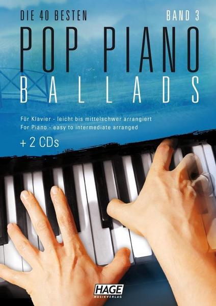 Hage Musikverlag Pop Piano Ballads 3 + 2 CDs