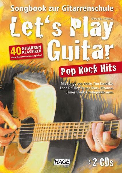 Alexander Espinosa Let's Play Guitar Pop Rock Hits mit 2 CDs