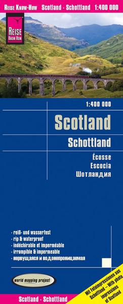 Reise Know-How Verlag Peter Rump Reise Know-How Landkarte Schottland / Scotland (1:400.000)