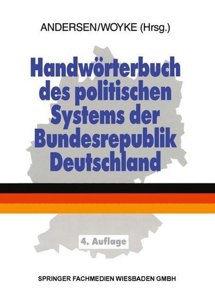 VS Verlag für Sozialwissenschaften Handwörterbuch des politischen Systems der Bundesrepublik Deutschland