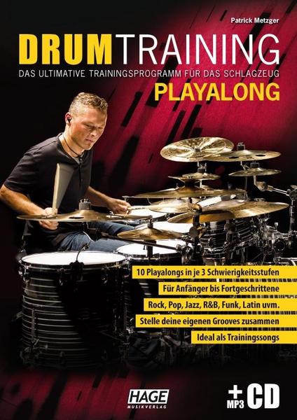 Patrick Metzger Drum Training Playalong + MP3-CD