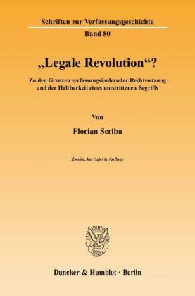 Florian Scriba 'Legale Revolution«℃