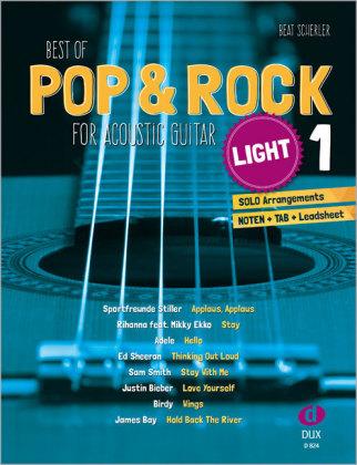Edition DUX Best of Pop & Rock for Acoustic Guitar light 1