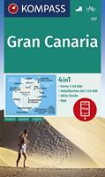 Kompass-Karten KOMPASS Wanderkarte Gran Canaria