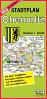 Verlag Barthel Stadtplan Chemnitz 1 : 20 000