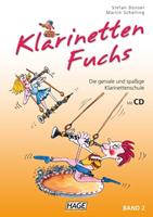 HAGE Musikverlag, Stefan Dünser, Martin Schelling Klarinetten Fuchs Band 2 (mit CD)