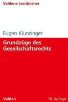 Eugen Klunzinger Grundzüge des Gesellschaftsrechts