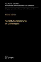 Thomas Kleinlein Konstitutionalisierung im Völkerrecht