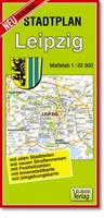 Verlag Barthel Stadtplan Leipzig 1 : 22 500
