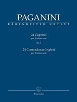 Niccolò Paganini Paganini, N: 24 Capricci op. 1 per Violino Solo
