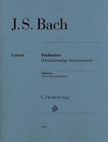 Johann Sebastian Bach Sinfonien (Dreistimmige Inventionen) für Klavier zu zwei Händen