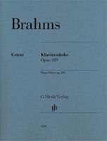 Johannes Brahms Klavierstücke op. 119 für Klavier zu zwei Händen. Revidierte Ausgabe von HN 123