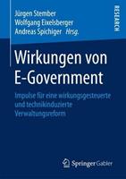 Springer Fachmedien Wiesbaden GmbH Wirkungen von E-Government