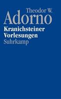 Theodor W. Adorno Nachgelassene Schriften. Abteilung IV: Vorlesungen