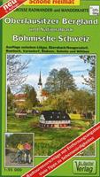 Verlag Barthel Oberlausitzer Bergland und Nationalpark Böhmische Schweiz 1 : 35 000. Radwander-und Wanderkarte