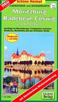 Verlag Barthel Moritzburg, Radebeul, Coswig und Umgebung 1 : 20 000. Radwander- und Wanderkarte