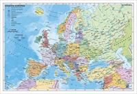 Heinrich Stiefel Staaten Europas, politisch 1 : 7 500 000. Wandkarte Kleinformat ohne Metallstäbe