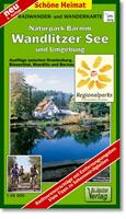 Verlag Barthel Naturpark Barnim, Wandlitzsee und Umgebung 1 : 35 000. Radwander- und Wanderkarte