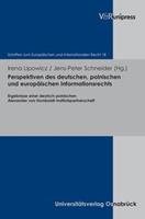 V&R Unipress Perspektiven des deutschen, polnischen und europäischen Informationsrechts
