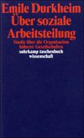 Emile Durkheim Über soziale Arbeitsteilung