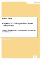 Viktoria Fenzel Corporate Social Responsibility in der Textilindustrie