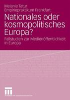 Melanie Tatur Nationales oder kosmopolitisches Europa℃