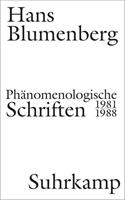 Hans Blumenberg Phänomenologische Schriften